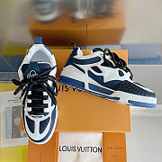 Louis Vuitton LV Skate Trainers in Navy Blue and White - 4