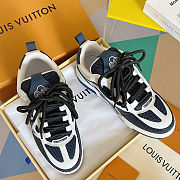Louis Vuitton LV Skate Trainers in Navy Blue and White - 2