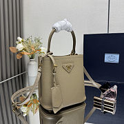 Prada Panier mini Saffiano leather bag 18×17×10.5cm! - 3