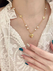  Dior Lucky Gold Necklace - 3