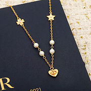  Dior Lucky Gold Necklace - 4