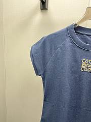  Loewe Small fit T-shirt in navy blue - 6