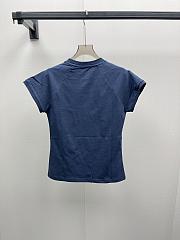  Loewe Small fit T-shirt in navy blue - 2