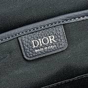 Dior Gravity Outline Leather and Navy Blue Grained Calfskin Backpack 30.5 x 41.5 x 15.5 cm - 4