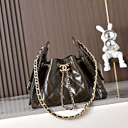 CHANEL 25 Small Handbag Dark Kaki Bag 30-26-14cm - 1
