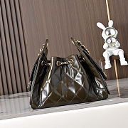 CHANEL 25 Small Handbag Dark Kaki Bag 30-26-14cm - 4