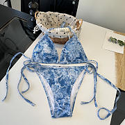 Blue Christian Dior Swimsuit - 5