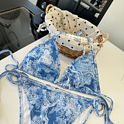 Blue Christian Dior Swimsuit - 4