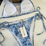 Blue Christian Dior Swimsuit - 2