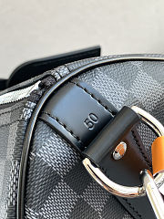 Louis Vuitton KeepallBandouliere 55 Black Bag 50.0 x 29.0 x 23.0 cm - 2