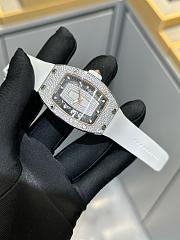 Richard Mille RM 07-01 White Gold Snow-Setting Mother of Pear Watch  - 6