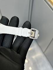 Richard Mille RM 07-01 White Gold Snow-Setting Mother of Pear Watch  - 3