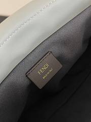 Fendi Mamma Baguette Medium Light Blue Bag 26.5x8.5x18cm - 3