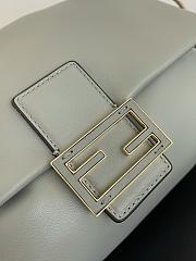 Fendi Mamma Baguette Medium Light Blue Bag 26.5x8.5x18cm - 2