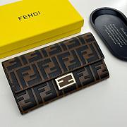 Fendi Baguette Continental With Chain 19x10.5x3.5cm - 1