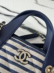 Chanel 2026 Large Striped Shopping Tote 36cm - 4