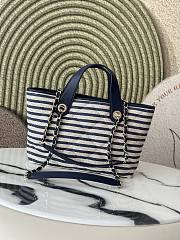 Chanel 2026 Large Striped Shopping Tote 36cm - 2