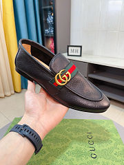 Gucci Leather Loafer With GG - 3