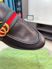 Gucci Leather Loafer With GG - 4