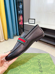 Gucci Leather Loafer With GG - 5