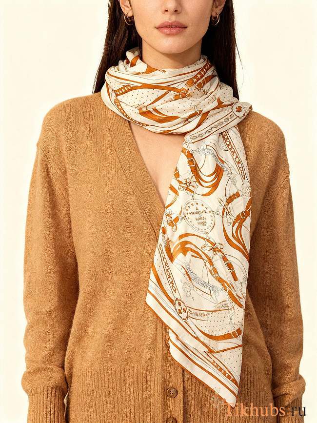 Hermès Ca Decoiffe scarf - 1