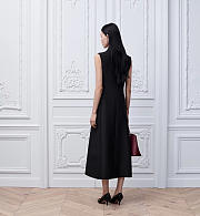 DIOR Mid-Length Blazer DressBlack Wool and Silk - 5