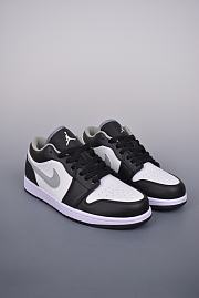 Nike Air Jordan 1 LowBlack Medium Grey Sneakers - 1