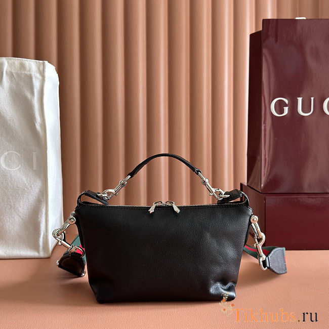 GUCCI Brera small crossbody bag in blackleather 25.5cm x 14cm x 8cm - 1