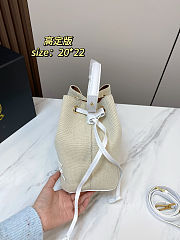 Versace La Medusa Canvas Bucket Bag 20x22x13cm - 6