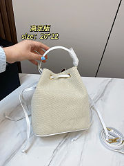 Versace La Medusa Canvas Bucket Bag 20x22x13cm - 5