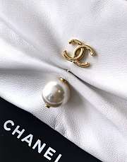 Chanel Clutch With Chain White Lambskin 24x14x5cm - 3