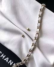 Chanel Clutch With Chain White Lambskin 24x14x5cm - 2