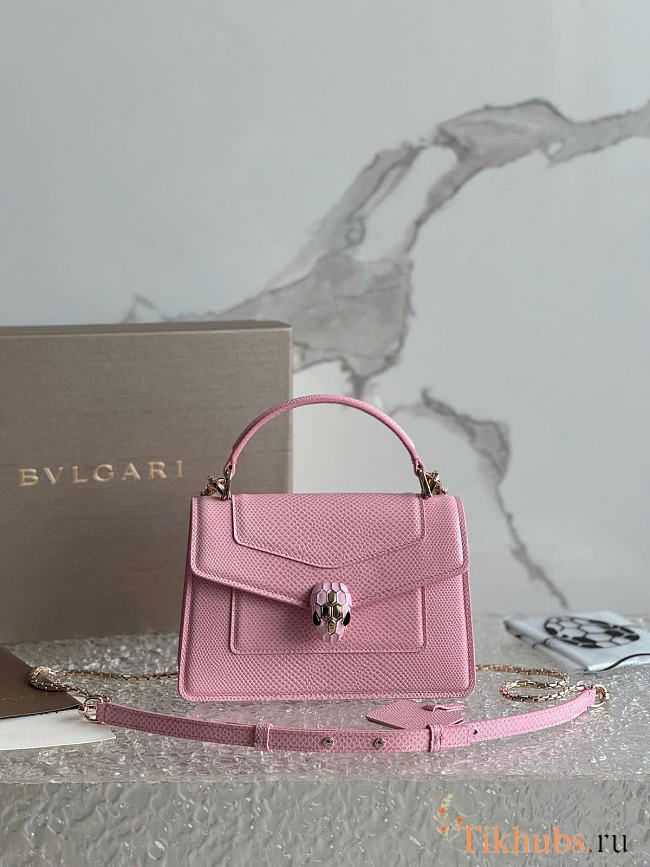 Bvlgari Serpenti Forever Top Handle Bag 19 x 11 x 6 cm. - 1