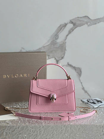 Bvlgari Serpenti Forever Top Handle Bag 19 x 11 x 6 cm.