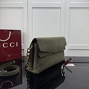  Gucci Large Suede Shoulder Bag 36x19.5x9.5 - 5