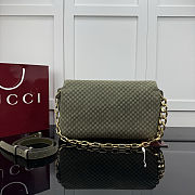  Gucci Large Suede Shoulder Bag 36x19.5x9.5 - 4