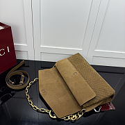 Gucci Large Suede Shoulder Brown Bag 36x19.5x9.5 - 6