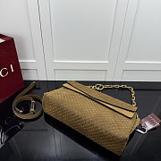 Gucci Large Suede Shoulder Brown Bag 36x19.5x9.5 - 3