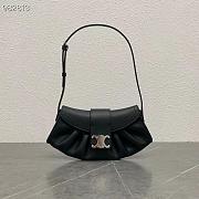 Celine Teen Polly Bag Black 29.5x3x14.5cm - 1