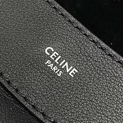 Celine Teen Polly Bag Black 29.5x3x14.5cm - 4
