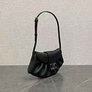 Celine Teen Polly Bag Black 29.5x3x14.5cm - 3