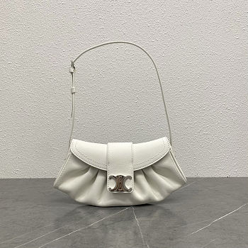Celine Teen Polly Bag White 29.5x3x14.5cm