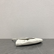 Celine Teen Polly Bag White 29.5x3x14.5cm - 4