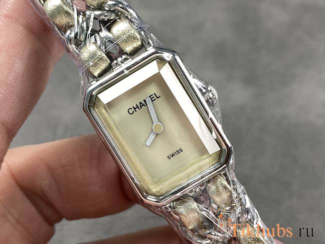 CHANEL Stainless Steel Lambskin 2Omm Premiere RockQuartz Watch Gold - 1