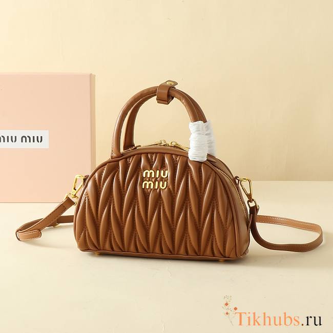 Miu Miu Arcadie quilted nappa leather bag 22x13x10cm - 1