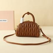 Miu Miu Arcadie quilted nappa leather bag 22x13x10cm - 5
