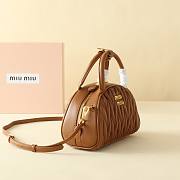Miu Miu Arcadie quilted nappa leather bag 22x13x10cm - 4