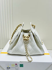 Chanel 25 Small Handbag White 20x22x12.5cm - 1