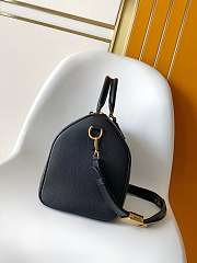 LOUIS VUITTON LV Speedy Soft 30 Low Key Black Bag 17x30x21cm - 3