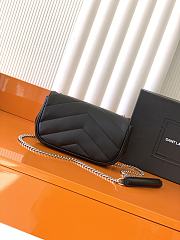 Saint Laurent Loulou Mini Matelassé Leather Shoulder Bag 20x12x6cm - 6